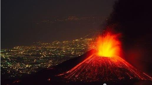 欧洲海拔最高的活火山 埃特纳火山已造成100万人死亡
