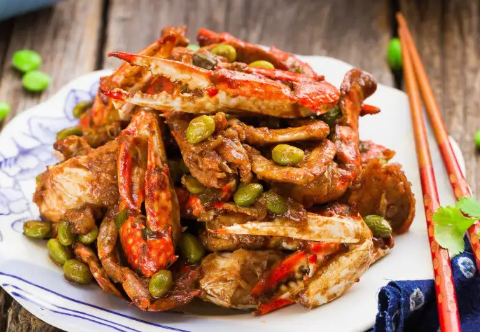 炸梭子蟹用什么淀粉好吃3