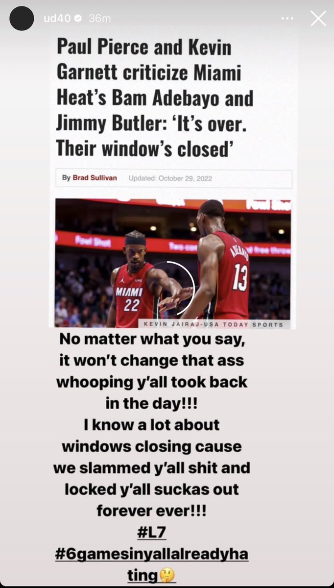 哈斯勒姆回击加内特皮尔斯:你们的夺冠窗口是被我们关闭的