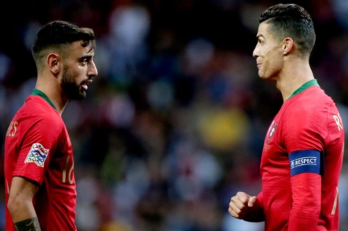 cmtv:c罗打趣b费你是坐船来国家队报到的么,展现了好心情