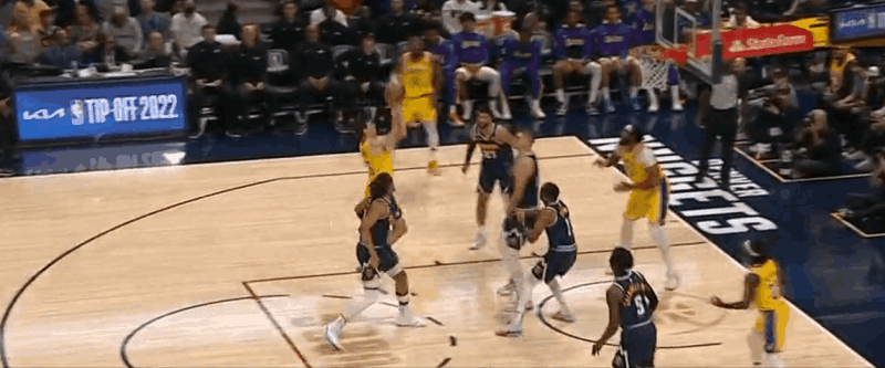 库里晃飞浓眉 浓眉最高篮板