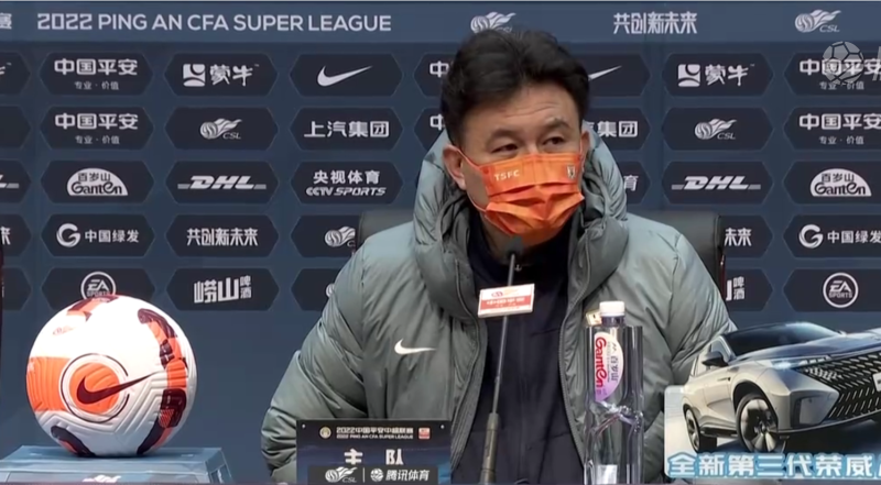 郝伟:今天尝试了一些新的中场配合,希望阿卜杜能提升自己