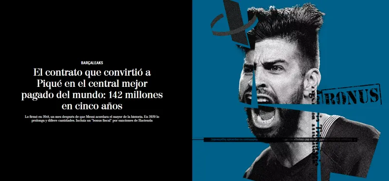 皮克2018年续约合同曝光,5年1.42亿欧,称要当世界最贵中卫