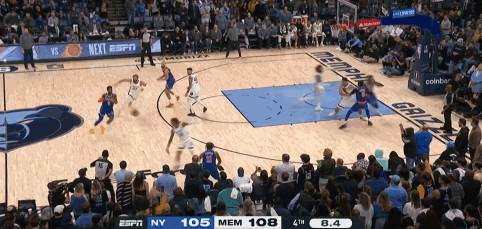 加时!雷迪什命中绝平三分,尼克斯灰熊108战平