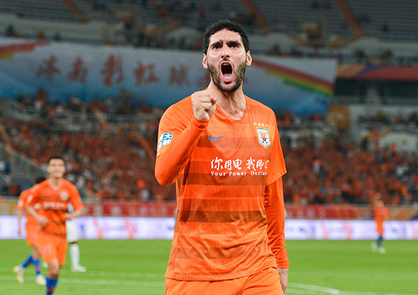 鲁媒:费莱尼,贾德松,刘彬彬,金敬道4人对阵广州队难登场