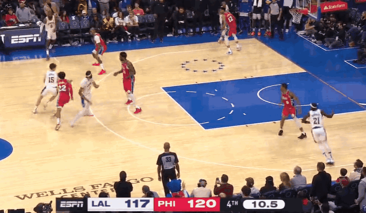 湖人开场24秒违例