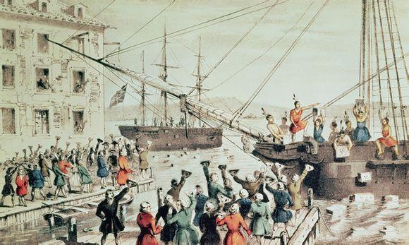 波士顿倾茶事件(lssdjt.com) 波士顿倾茶事件